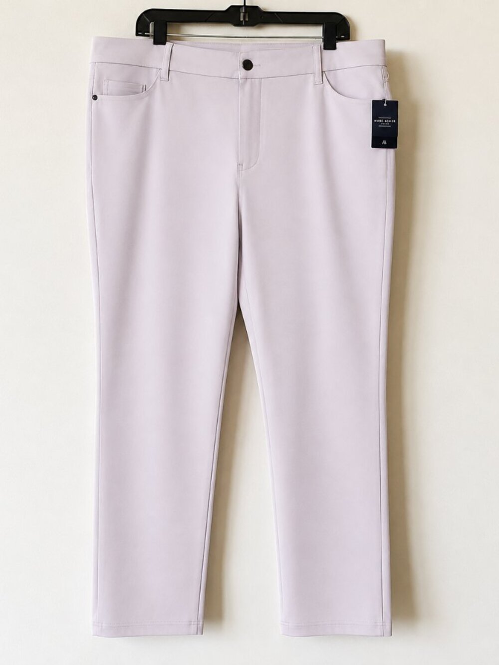 Marc Asher Sand Women's Classic Fit Stretch Casual Pants SZ 36